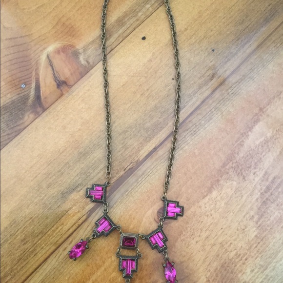 Vintage necklace With Purple Stones - Picture 2 of 2